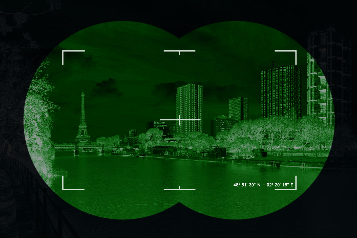binoculaire thermique de vision infra rouge à vision nocturne